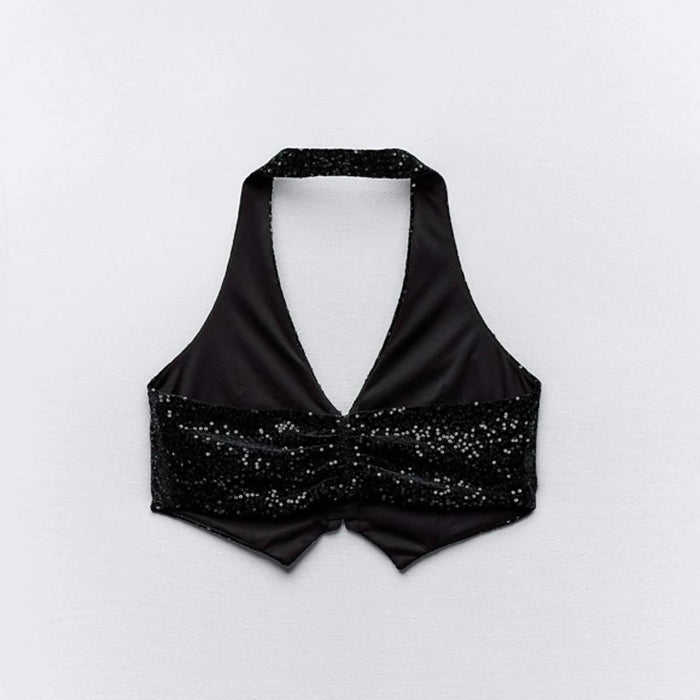 Zara Siyah Kadın Top XS