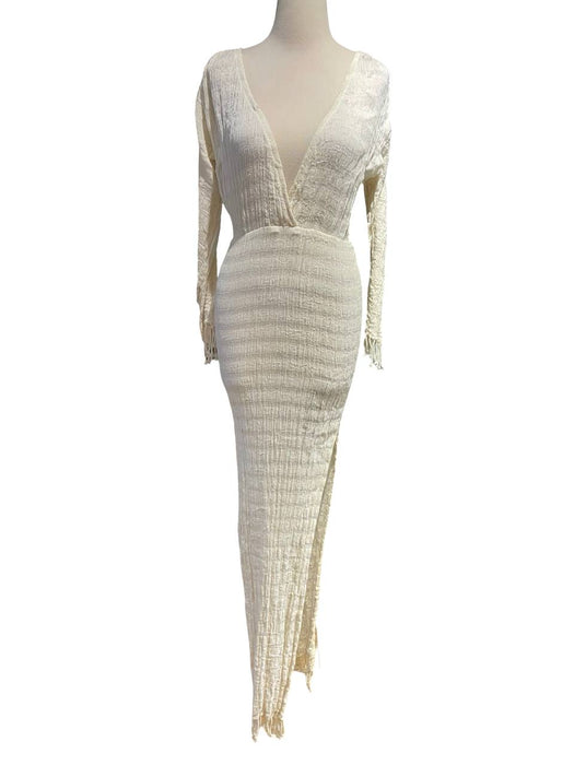 Bashaques Ekru Kadın Plaj Elbisesi XS