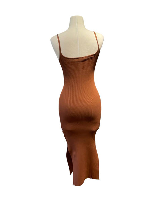 Trendyol Kahverengi Kadın Elbise XS