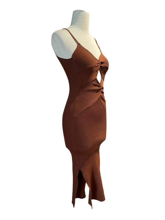 Trendyol Kahverengi Kadın Elbise XS