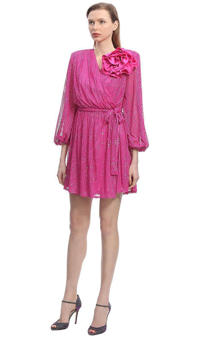 Melis Kaptanoğlu Pembe Kadın Elbise M