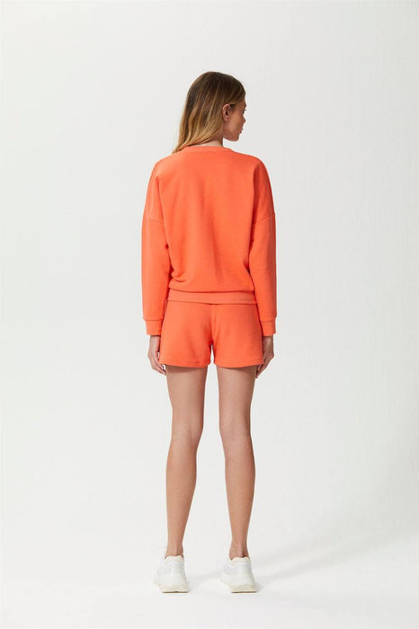 Turuncu Kadın Sweatshirt M
