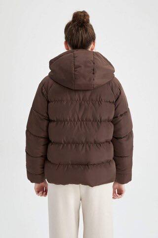 Defacto Kahverengi Kadın Mont L