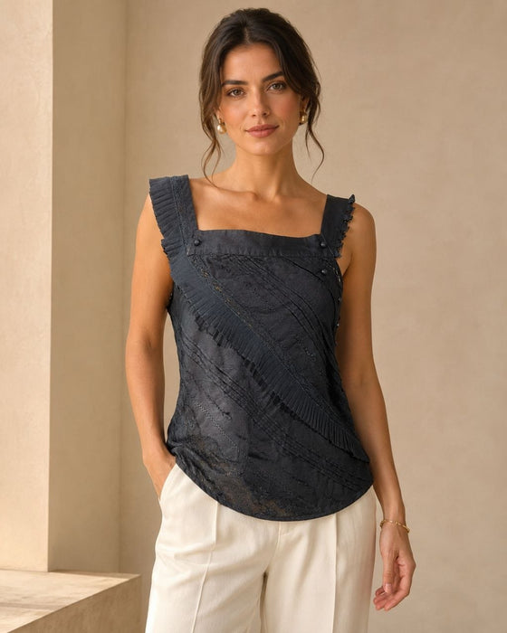 BCBG Maxazria Lacivert Kadın Bluz S