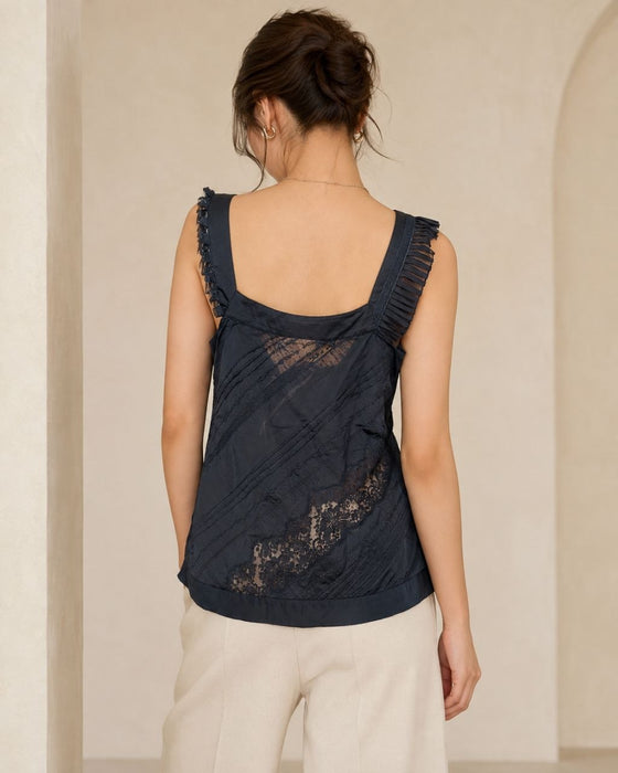 BCBG Maxazria Lacivert Kadın Bluz S