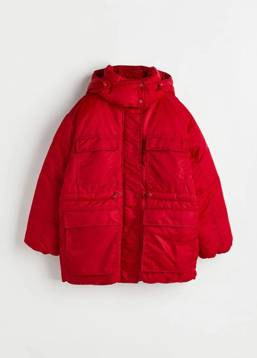 H&M Kırmızı Kadın Mont S
