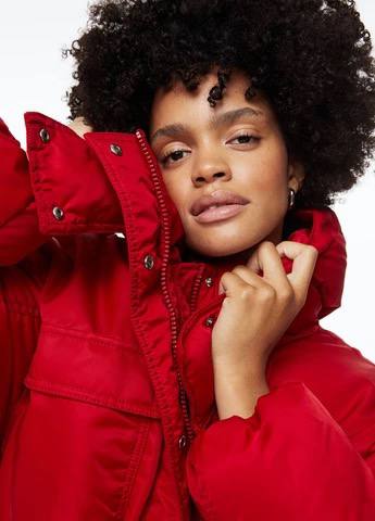 H&M Kırmızı Kadın Mont S
