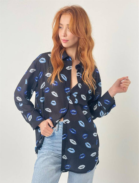 Zara Renkli Kadın Gömlek XL