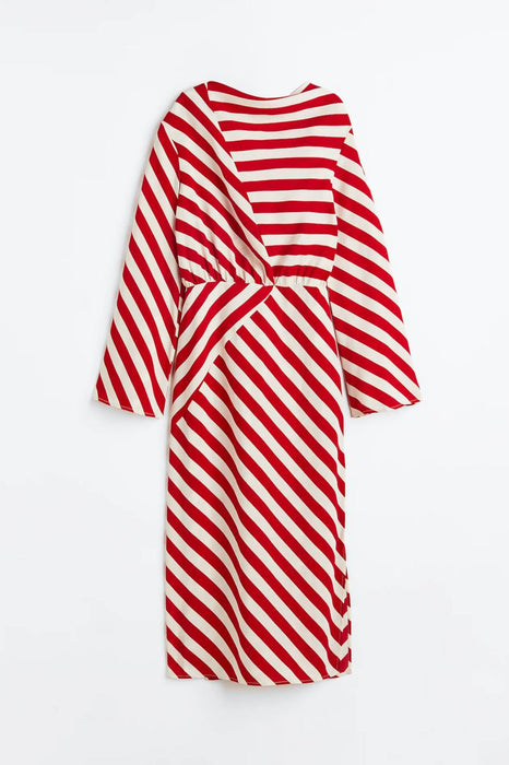 H&M Çizgili Kadın Elbise M