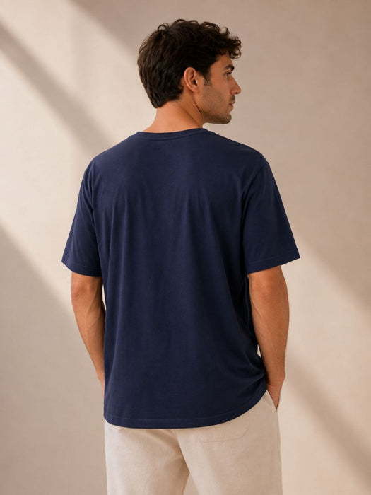 Ozer Lacivert Erkek Tshirt M