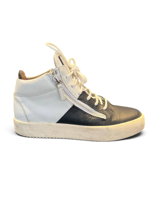 Giuseppe Zanotti Siyah Beyaz Erkek Spor Ayakkabı 40