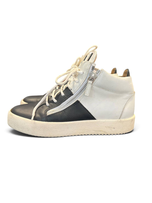 Giuseppe Zanotti Siyah Beyaz Erkek Spor Ayakkabı 40
