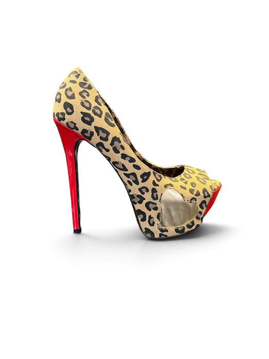 Betsey Johnson Leopar Kadın Topuklu Ayakkabı 37.5