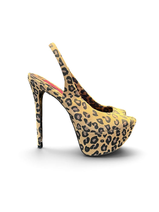 Betsey Johnson Leopar Kadın Topuklu Ayakkabı 37.5