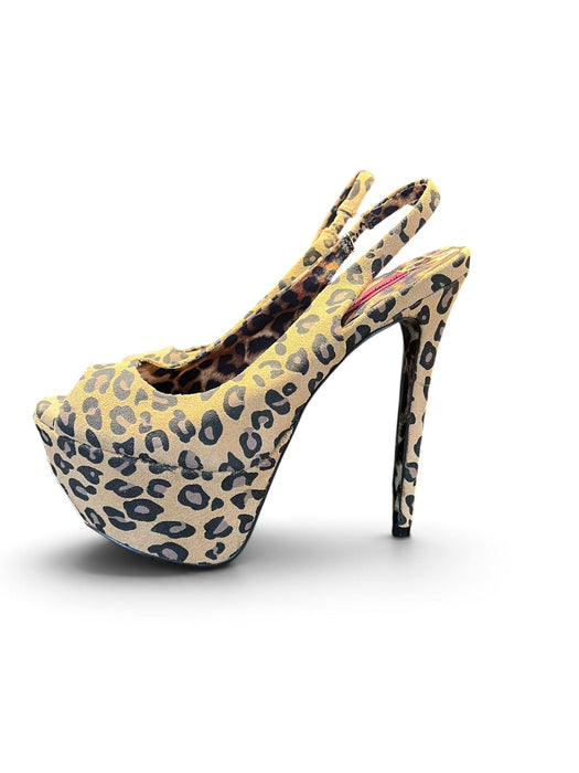 Betsey Johnson Leopar Kadın Topuklu Ayakkabı 37.5