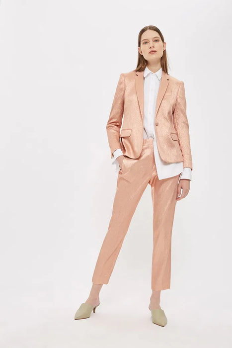 Topshop Pembe Kadın Ceket Pantolon Takım S