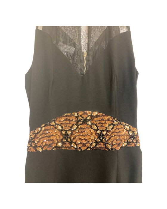 Deniz Berdan Siyah Kadın Elbise XS