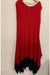 Kadın Ark Kırmızı Elbise M - Givin