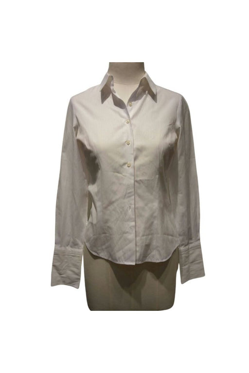 Kadın Beyaz Koton Gömlek - Givin