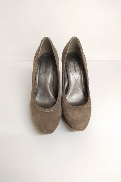 Kadın Calvin Klein Bej Topuklu Ayakkabı 36 - Givin