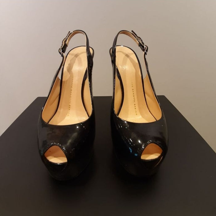 Kadın Zanotti Siyah Topuklu Ayakkabı 40 - Givin