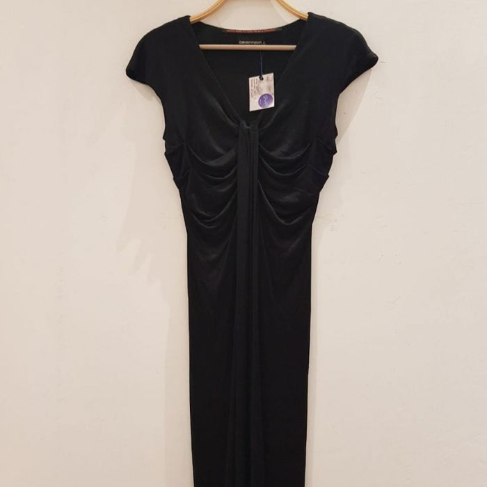 Kadın Emporio Armani Siyah Elbise M - Givin