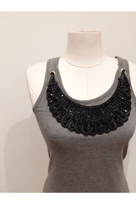 Kadın Gri Mango Bluz - Givin