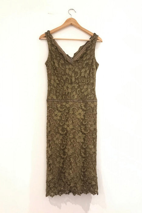 Kadın Kahverengi Alexia Admor Elbise - Givin