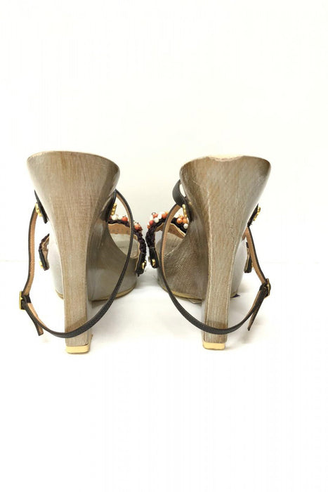 Kadın Kahverengi Topuklu Ayakkabı 38 - Givin
