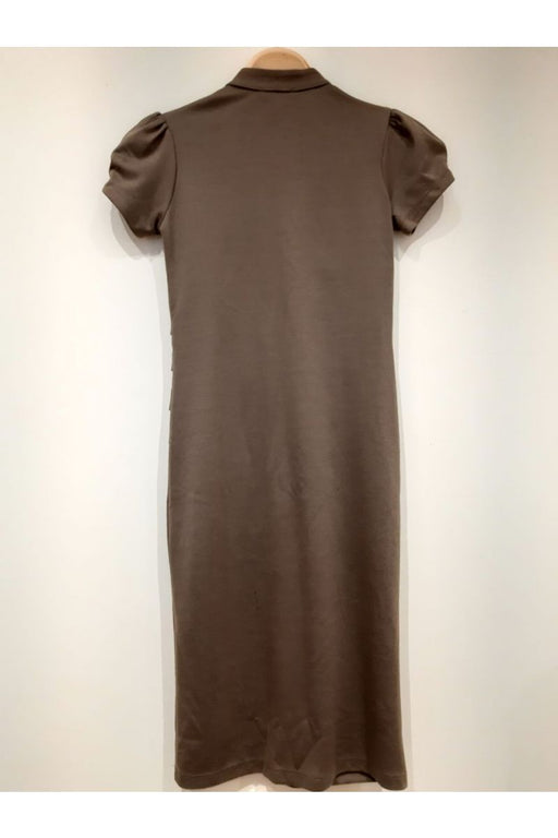 Kadın Kahverengi Batik Elbise S - Givin
