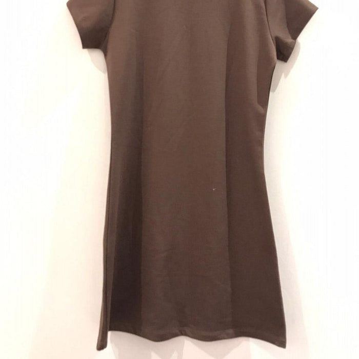 Kadın Kahverengi Zara Elbise M - Givin