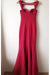 Kadın Kırmızı Abiye Elbise M - Givin