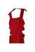 Kadın Kırmızı Tuvanam Abiye Elbise M - Givin