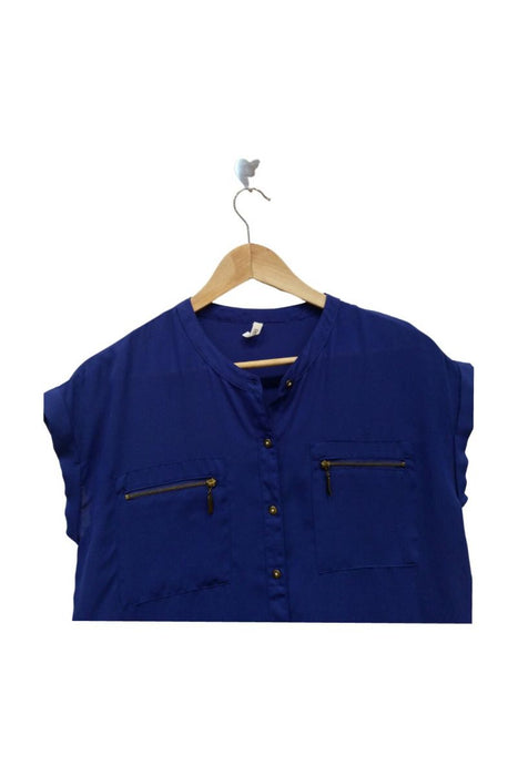 Kadın Lacivert DeFacto Gömlek - Givin