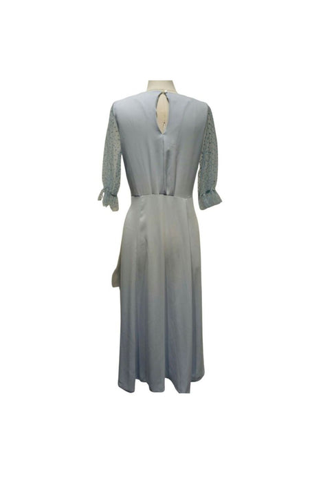 Kadın Mavi Batya Kebudi Elbise M - Givin