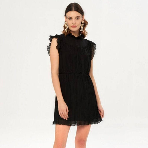 Kadın Muun Siyah Elbise L - Givin