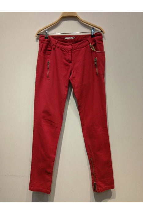 Kadın Fabrika Kırmızı Pantolon - Givin