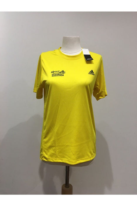 Kadın Sarı Adidas T-Shirt - Givin