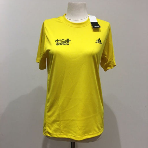 Kadın Sarı Adidas T-Shirt - Givin