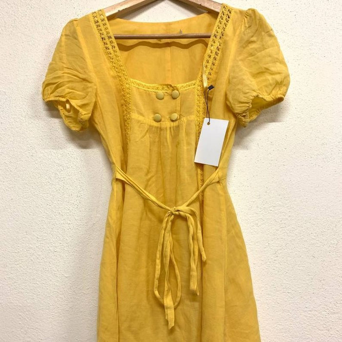 Kadın Sarı Elbise S - Givin