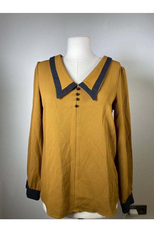 Kadın Sarı Sophistic Bluz - Givin