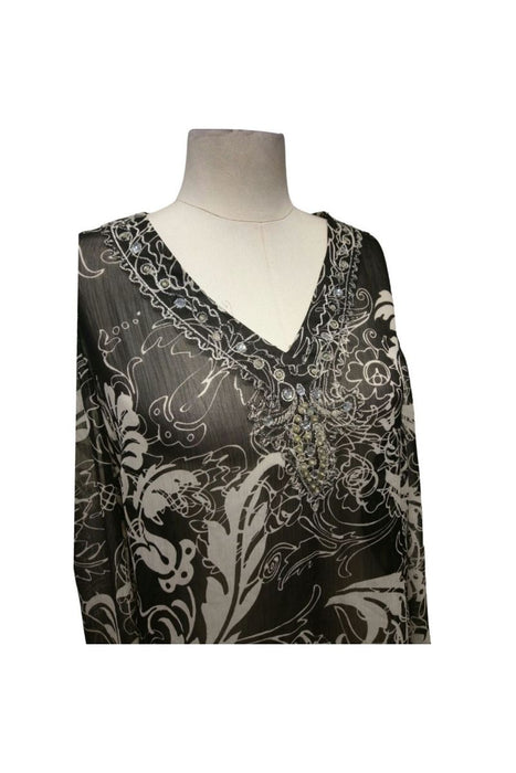 Kadın Siyah Avanni Bluz - Givin