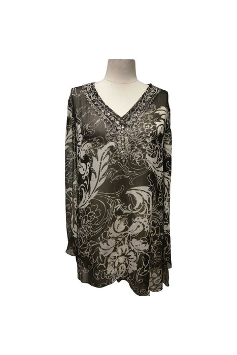 Kadın Siyah Avanni Bluz - Givin