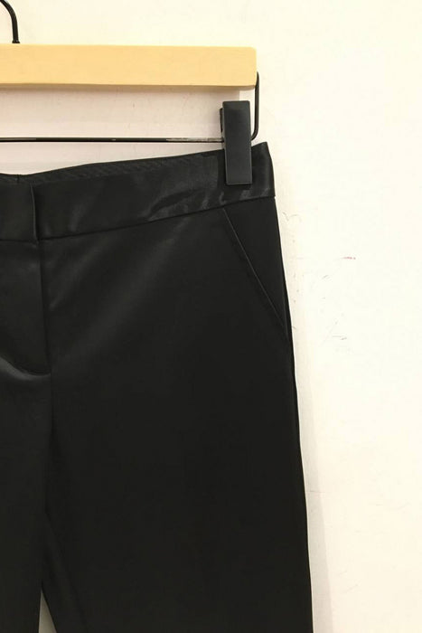 Kadın Fabrika Siyah Kumaş Pantolon - Givin