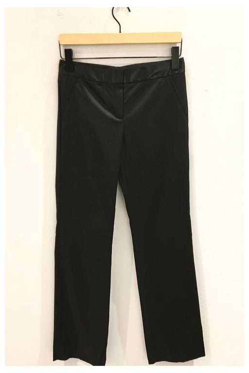 Kadın Fabrika Siyah Kumaş Pantolon - Givin
