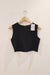 Kadın Siyah Zara Crop Bluz S - Givin
