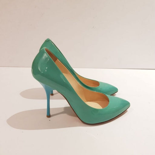 Kadın Yeşil Topuklu Ayakkabı 41 - Givin