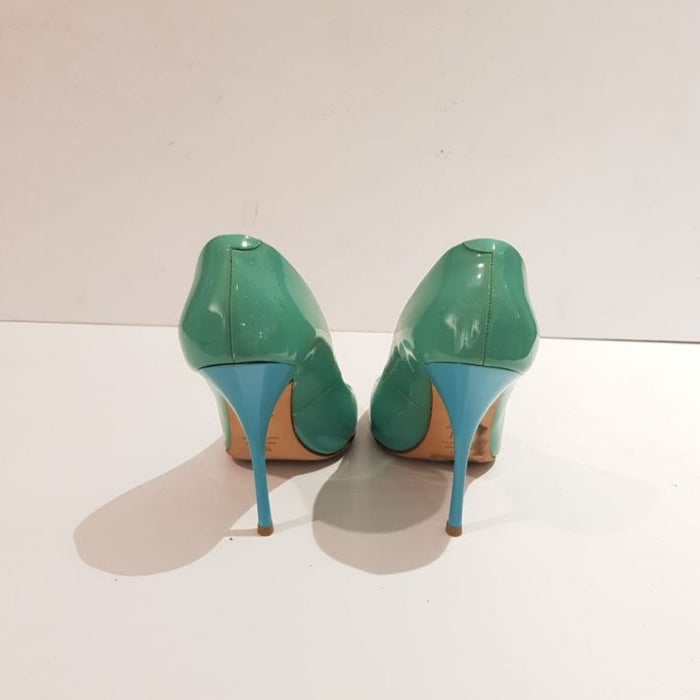 Kadın Yeşil Topuklu Ayakkabı 41 - Givin