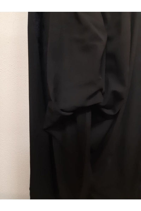 Kadın Yasemin Akat Siyah Elbise M - Givin