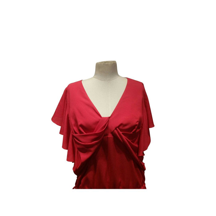 Kadın Kırmızı Perspective Abiye Elbise - Givin